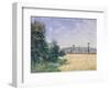 Sahurs Meadows in Morning Sun, 1894-Alfred Sisley-Framed Giclee Print