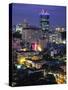 Saigon City, Ho Chi Minh City, Vietnam-Walter Bibikow-Stretched Canvas