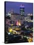 Saigon City, Ho Chi Minh City, Vietnam-Walter Bibikow-Stretched Canvas