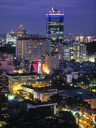 'Saigon City, Ho Chi Minh City, Vietnam' Photographic Print - Walter