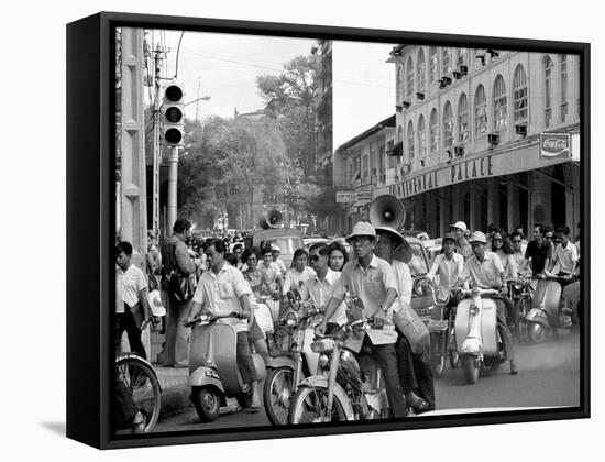 Saigon Curfew 1975-Nick Ut-Framed Stretched Canvas