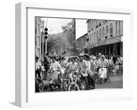 Saigon Curfew 1975-Nick Ut-Framed Premium Photographic Print