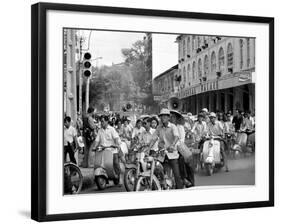 Saigon Curfew 1975-Nick Ut-Framed Photographic Print