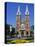 Saigon Notre-Dame Basilica, French Colonial Architecture, Ho Chi Minh City (Saigon), Vietnam, Indoc-Stuart Black-Stretched Canvas