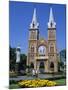 Saigon Notre-Dame Basilica, French Colonial Architecture, Ho Chi Minh City (Saigon), Vietnam, Indoc-Stuart Black-Mounted Photographic Print