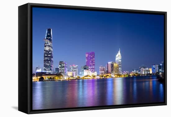 Saigon River, Ho Chi Minh City, Vietnam, Southeast Asia-Alex Robinson-Framed Stretched Canvas