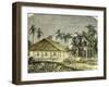 Saigon Rue De Gouvernement Vietnam 19th Century-null-Framed Giclee Print