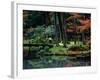 Saiho-Ji Garden in Autumn, Kyoto, Japan-Frank Carter-Framed Photographic Print