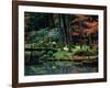 Saiho-Ji Garden in Autumn, Kyoto, Japan-Frank Carter-Framed Photographic Print