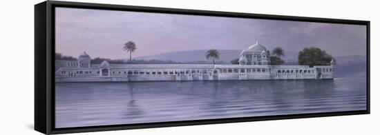 Saijangargh Lake Palace-Michael Jackson-Framed Stretched Canvas