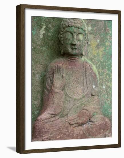 Saikyoji Temple, Buddha Statue, Hirado, Nagasaki, Japan-Rob Tilley-Framed Premium Photographic Print