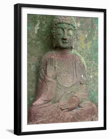 Saikyoji Temple, Buddha Statue, Hirado, Nagasaki, Japan-Rob Tilley-Framed Premium Photographic Print