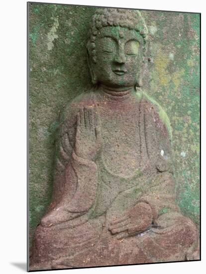 Saikyoji Temple, Buddha Statue, Hirado, Nagasaki, Japan-Rob Tilley-Mounted Premium Photographic Print
