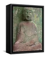 Saikyoji Temple, Buddha Statue, Hirado, Nagasaki, Japan-Rob Tilley-Framed Stretched Canvas