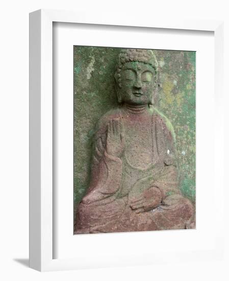 Saikyoji Temple, Buddha Statue, Hirado, Nagasaki, Japan-Rob Tilley-Framed Photographic Print