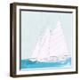 Sail Ashore-null-Framed Art Print