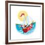 Sail Away! - Humpty Dumpty-Elisa Chavarri-Framed Giclee Print