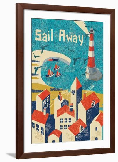 Sail Away-Rocket 68-Framed Giclee Print