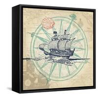 Sail Away-The Saturday Evening Post-Framed Stretched Canvas