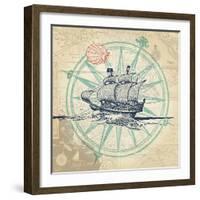 Sail Away-The Saturday Evening Post-Framed Giclee Print