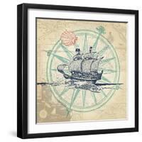 Sail Away-The Saturday Evening Post-Framed Giclee Print