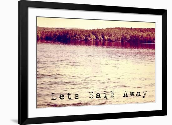 Sail Away-Vintage Skies-Framed Giclee Print