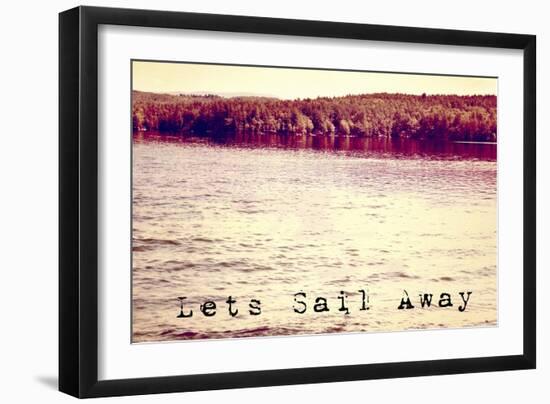 Sail Away-Vintage Skies-Framed Giclee Print