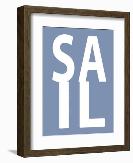 Sail Blue-Jamie MacDowell-Framed Art Print