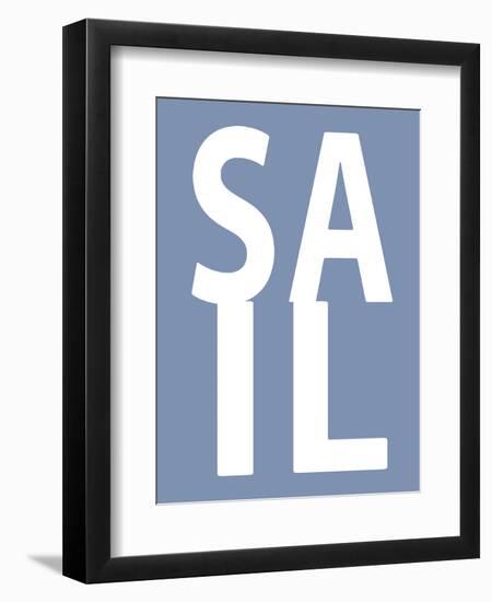 Sail Blue-Jamie MacDowell-Framed Art Print