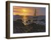 Sail Boat at Napa Tree Pt.-Bruce Dumas-Framed Giclee Print