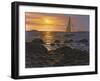 Sail Boat at Napa Tree Pt.-Bruce Dumas-Framed Giclee Print