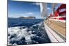 Sail Boat in Sardinia Coast, Italy-ilfede-Mounted Photographic Print