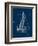 Sail Boat on Blue Burlap I-Lanie Loreth-Framed Art Print