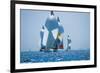 Sail Boat Race-null-Framed Premium Giclee Print