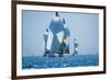 Sail Boat Race-null-Framed Premium Giclee Print