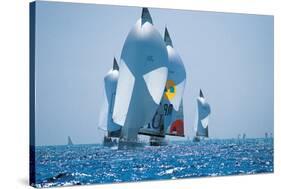 Sail Boat Race-null-Stretched Canvas