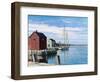 Sail Boat Rockport-Bruce Dumas-Framed Premium Giclee Print