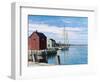 Sail Boat Rockport-Bruce Dumas-Framed Premium Giclee Print