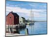 Sail Boat Rockport-Bruce Dumas-Mounted Giclee Print