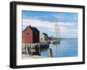 Sail Boat Rockport-Bruce Dumas-Framed Giclee Print