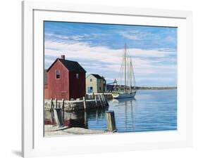 Sail Boat Rockport-Bruce Dumas-Framed Giclee Print