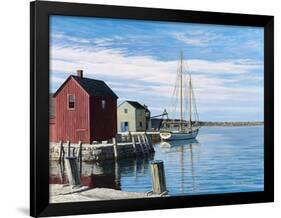 Sail Boat Rockport-Bruce Dumas-Framed Giclee Print