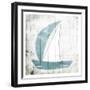 Sail Boat-Jace Grey-Framed Art Print