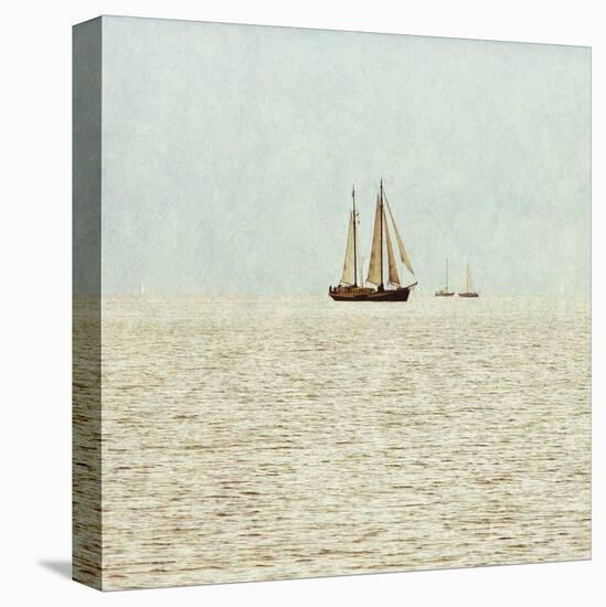 Sail Boats I-Kathy Mansfield-Stretched Canvas