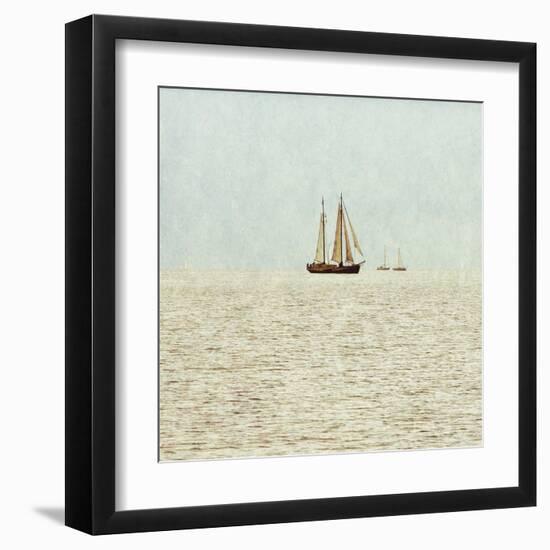 Sail Boats I-Kathy Mansfield-Framed Art Print