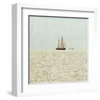 Sail Boats I-Kathy Mansfield-Framed Art Print