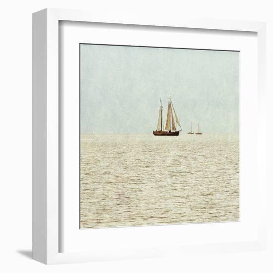 Sail Boats I-Kathy Mansfield-Framed Art Print