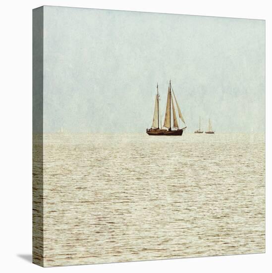 Sail Boats I-Kathy Mansfield-Stretched Canvas