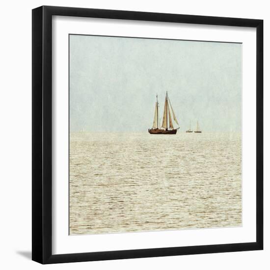 Sail Boats I-Kathy Mansfield-Framed Art Print