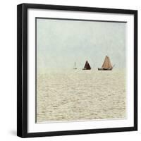 Sail Boats II-Kathy Mansfield-Framed Premium Giclee Print